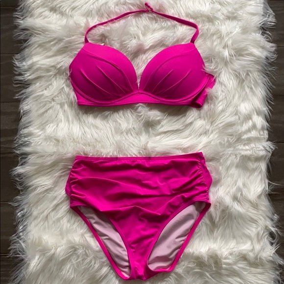Victoria's Secret Other - Victoria’s Secret high waisted Hot Pink Bikini